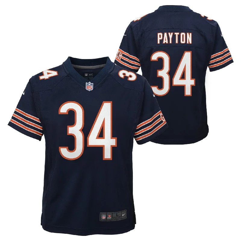 Walter Payton Chicago Bears Nike Navy Youth Game Jersey Sharp Men's Italian