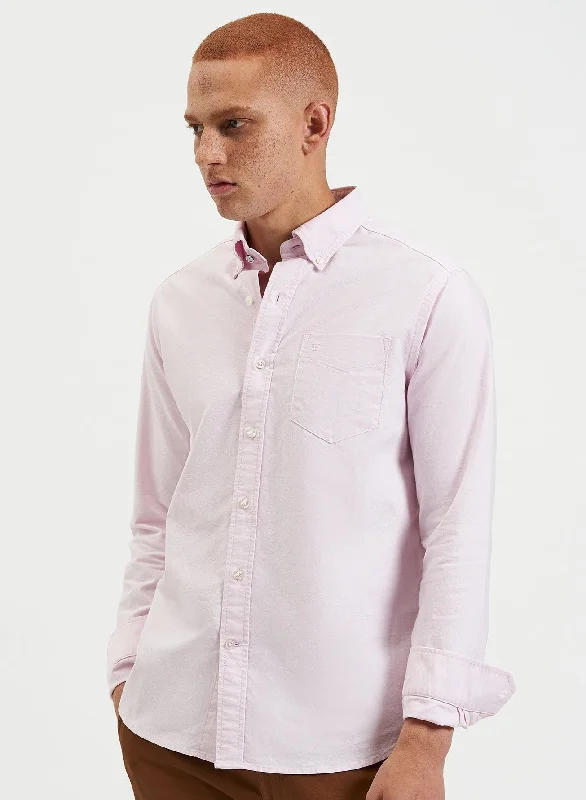 Brighton Oxford Organic Shirt - Dusty Pink Elegant Men's Cashmere