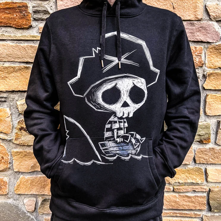 Lost at Sea Hoodie Laid