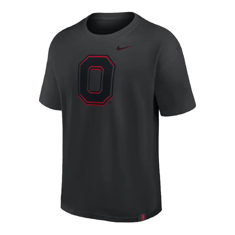 Ohio State Buckeyes Nike Max 90 Double Black Short Sleeve T-Shirt Modern Men's Tech