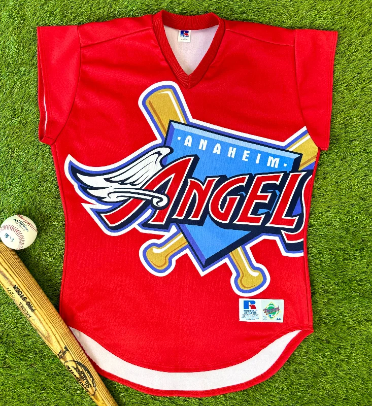 Anaheim Angels 1999 Jim Edmonds Turn Ahead The Clock MLB Baseball Jersey (44/Large) Lumberjack