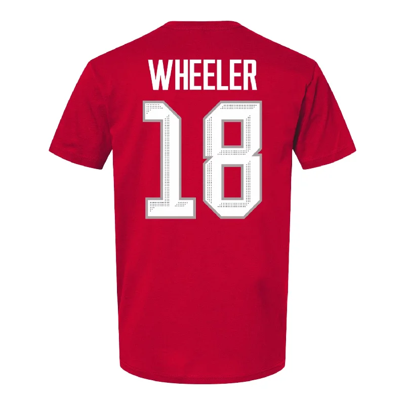 Ohio State Buckeyes #18 Maddi Wheeler Student Athlete Women's Hockey T-Shirt Luxurious Men's High