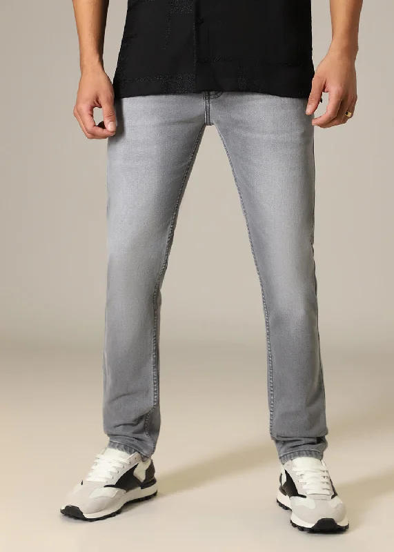 Aura Gray Slim fit Jeans British Gentleman Style