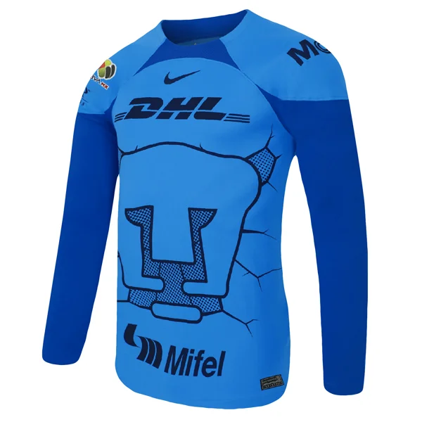 Nike Pumas UNAM Goalkeeper Jersey w/ Liga MX Patch 23/24 (Photo Blue/Blue Jay) Luxurious Men's High