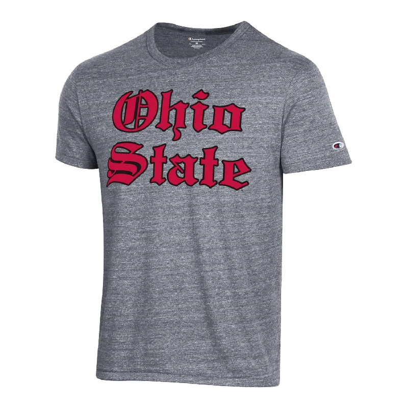 Ohio State Buckeyes Champion Old English T-Shirt Sophisticated Men's 