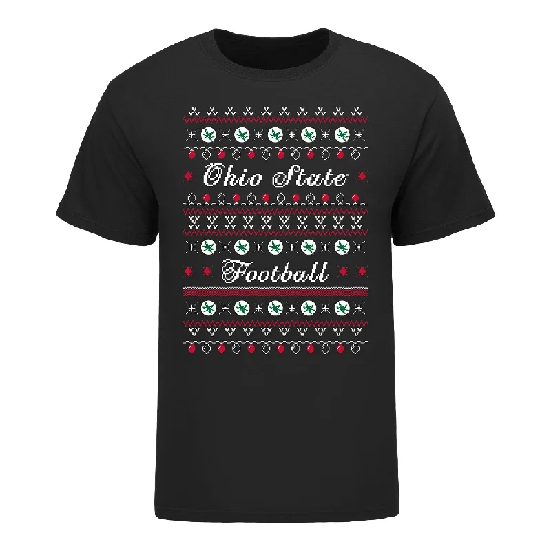 Ohio State Buckeyes Ugly Football Sweater T-Shirt Dynamic Men's Moto