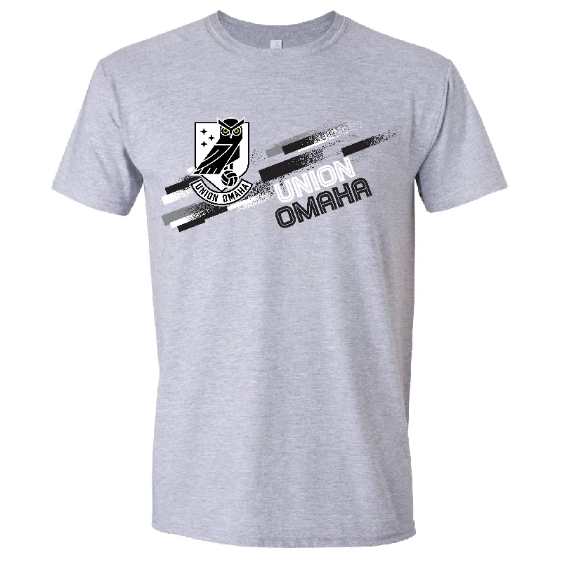 Union Omaha Men's BR Sport Grey Tournament Softstyle Tee Stylish Men's Tropical 