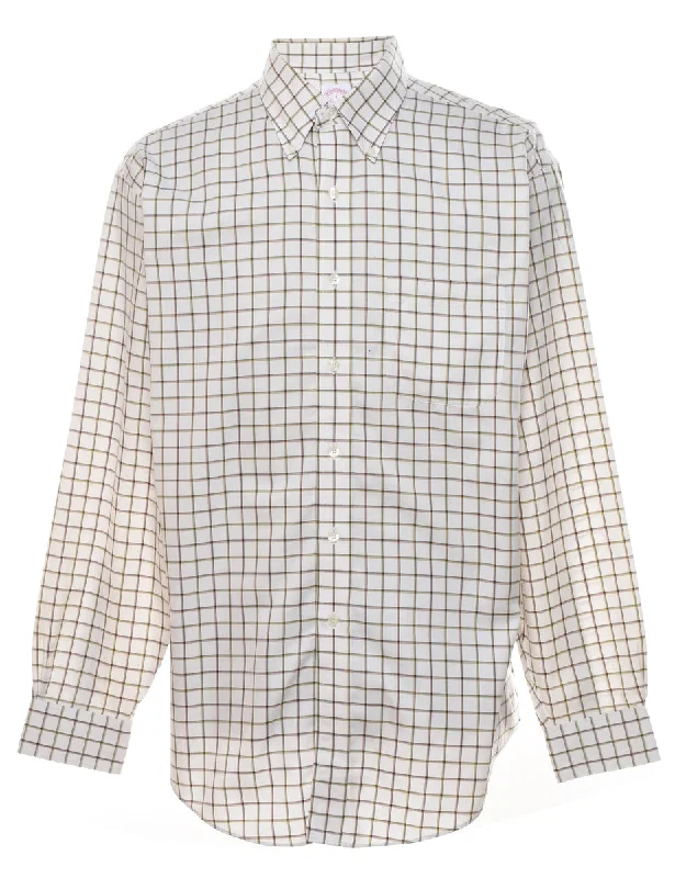 Brooks Brothers Checked Shirt - L Youthful Men's Anime