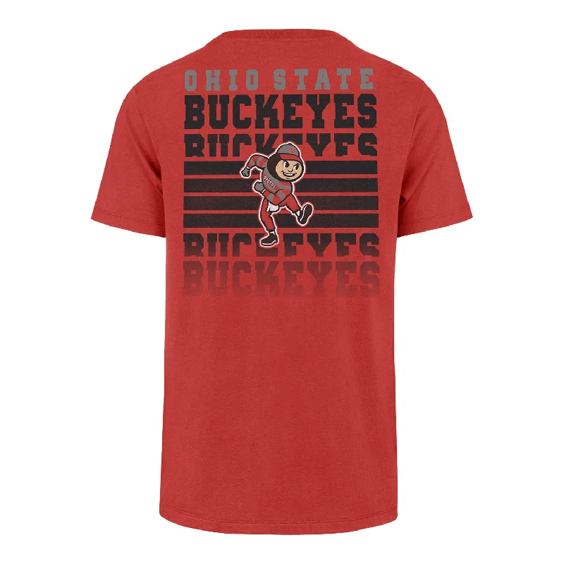 Ohio State Buckeyes 47 Brand Primary Logo/Brutus T-Shirt Youthful Men's Pop