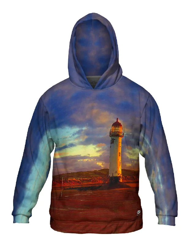 Abandoned But Not Forgotten Lighthouse Cozy Men's Sherpa