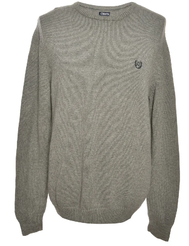 Chaps Grey Jumper - M Practical Men's Quick