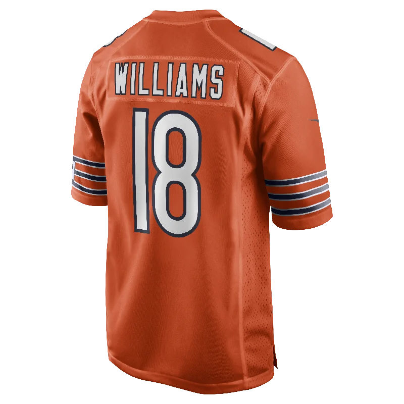 Caleb Williams Chicago Bears Nike Men's Orange Alternate Game Jersey Artistic Men's Avant