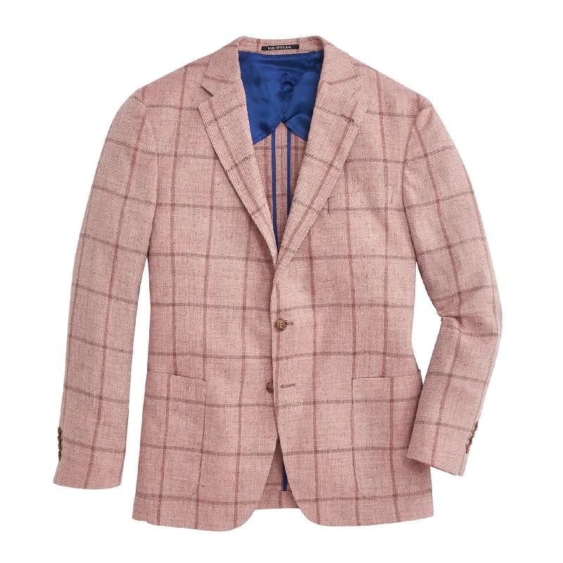 Drago Dusty Cedar Windowpane Sport Coat Cool Men's Skate