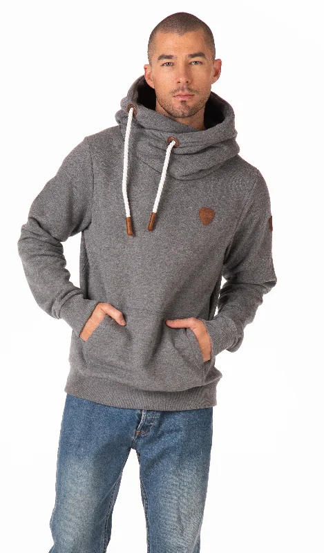 Olympus Dark Heather Grey Hoodie Youthful Men's Pop