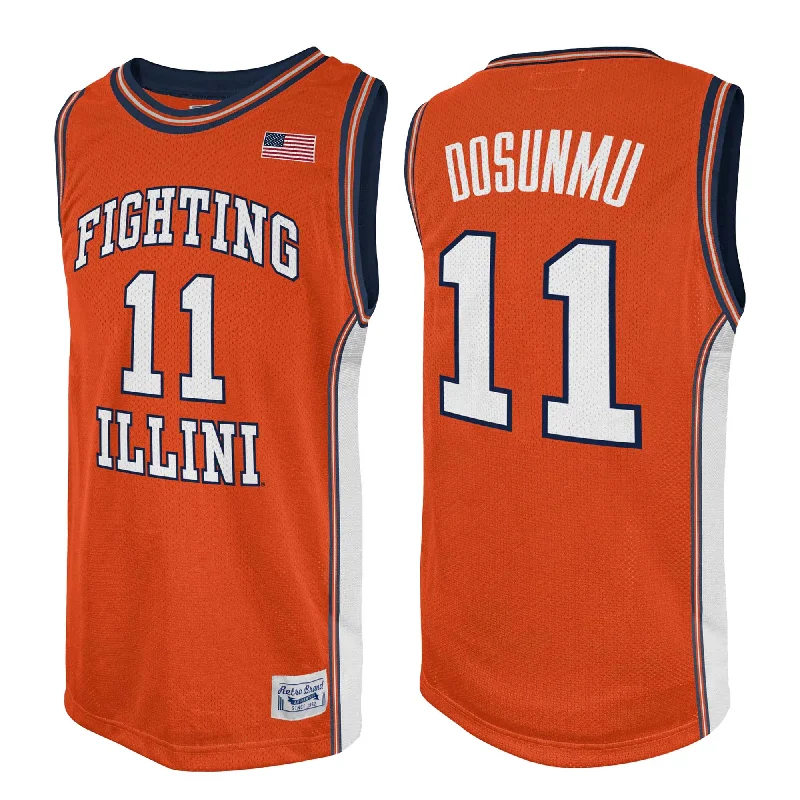 Ayo Dosunmu University of Illinois Fighting Illini Replica Jersey Stylish Men's Neon