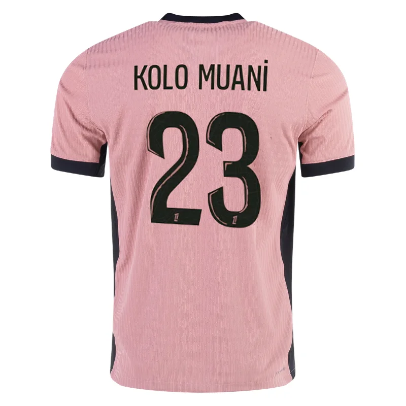 Nike Youth Paris Saint-Germain Randal Kolo Muani Third Jersey 24/25 (Rust Pink/Blank) Earthy Men's Sustainable 