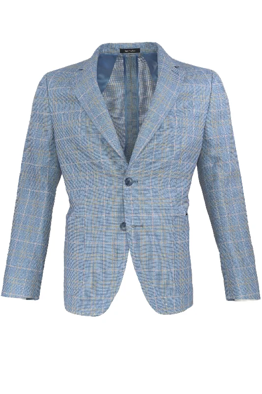 Paul Betenly Plaid Sport Coat Minimalist Men's Casual 