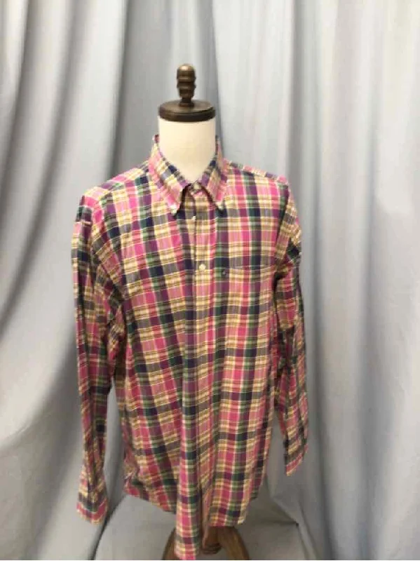 SIZE X LARGE BROOKS BROTHERS Men's SHIRTS Athletic Men's High