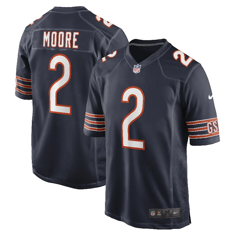 D.J. Moore Chicago Bears Nike Navy Replica Game Jersey - Youth Hip Men's Urban