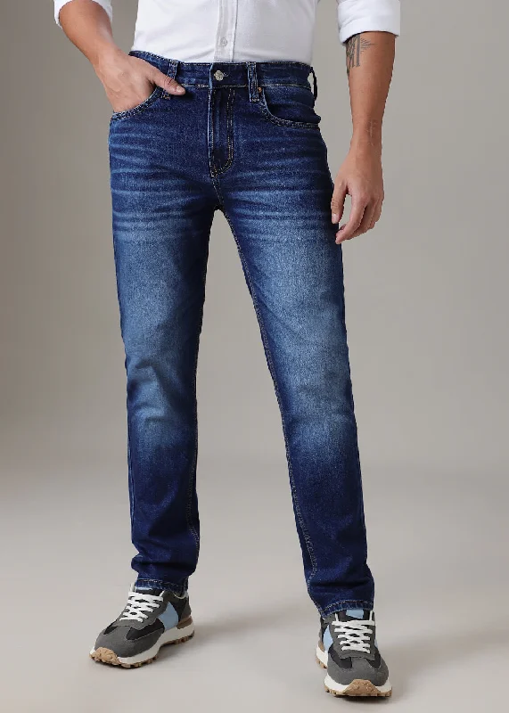 Classic Blue Slim Fit Denim Street