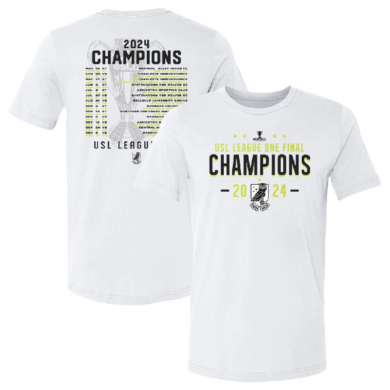 Union Omaha 2024 USL League One Champions Schedule Tee Elegant Men's Cashmere