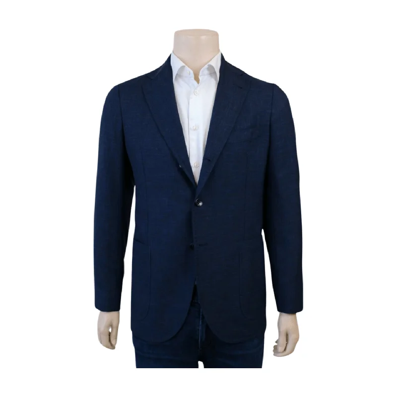 Sartorio Sport Coat - Dark Navy Sleek Men's Contemporary 