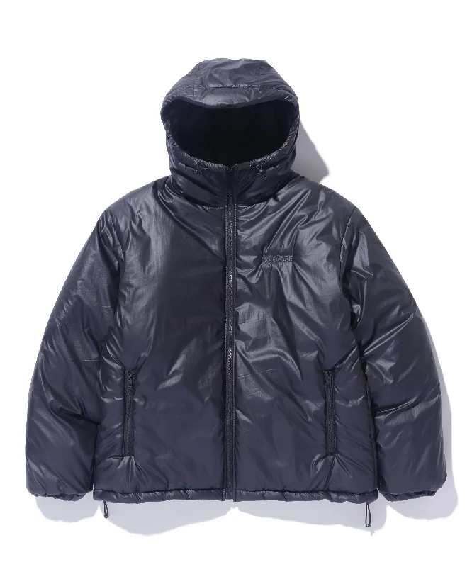 QUILTING LOGO HOODED PUFFER JACKET Tailored