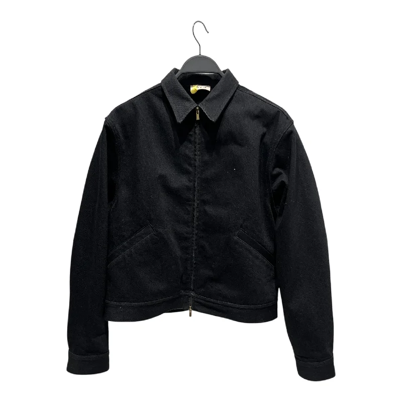 FEAR OF GOD/Fleece Jkt/S/Denim/BLK/work jacket Tough Men's Military