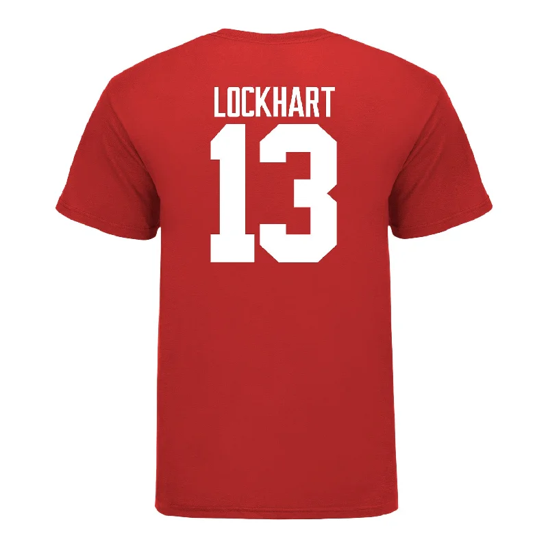 Ohio State Buckeyes Miles Lockhart #13 Student Athlete Football T-Shirt Sleek Men's Contemporary 