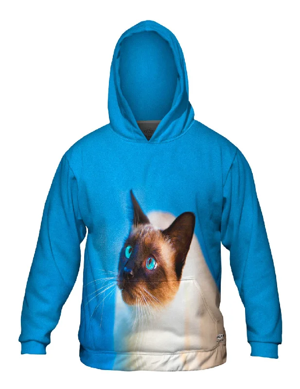 Gorgeous Eyes Siamese Cat Cool Men's Distressed