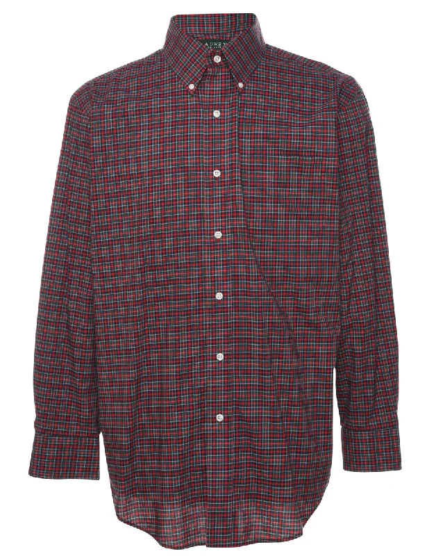 Ralph Lauren Checked Shirt - L Practical Men's Quick