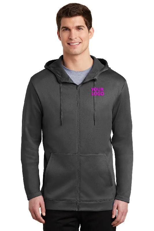 Nike ThermaFIT Customized Zip Hoodies, Anthracite Street