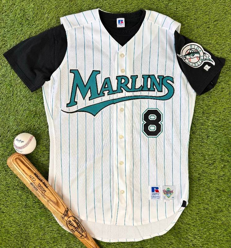 Florida Marlins 1995-1996 Andre Dawson MLB Baseball Vest Jersey and Undershirt (42/Medium) Stylish Men's Neon