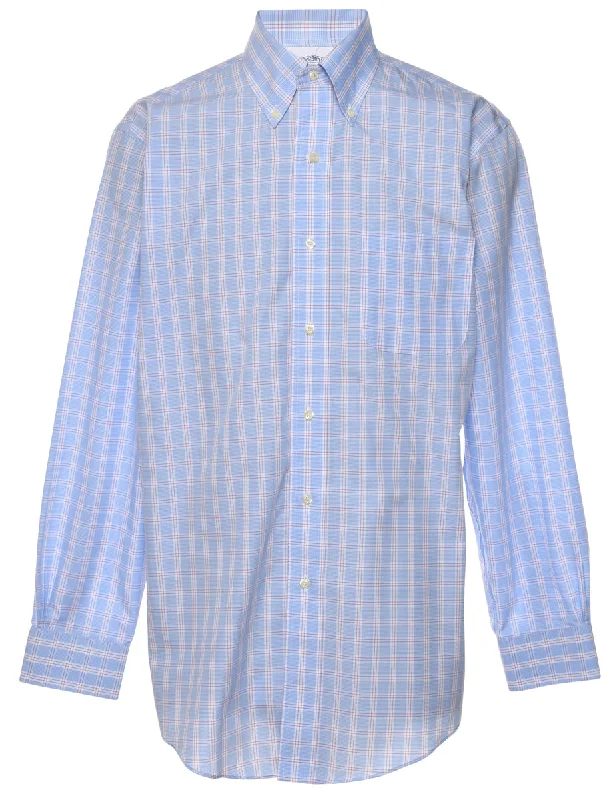 Brooks Brothers Checked Shirt - M Bold Men's Statement