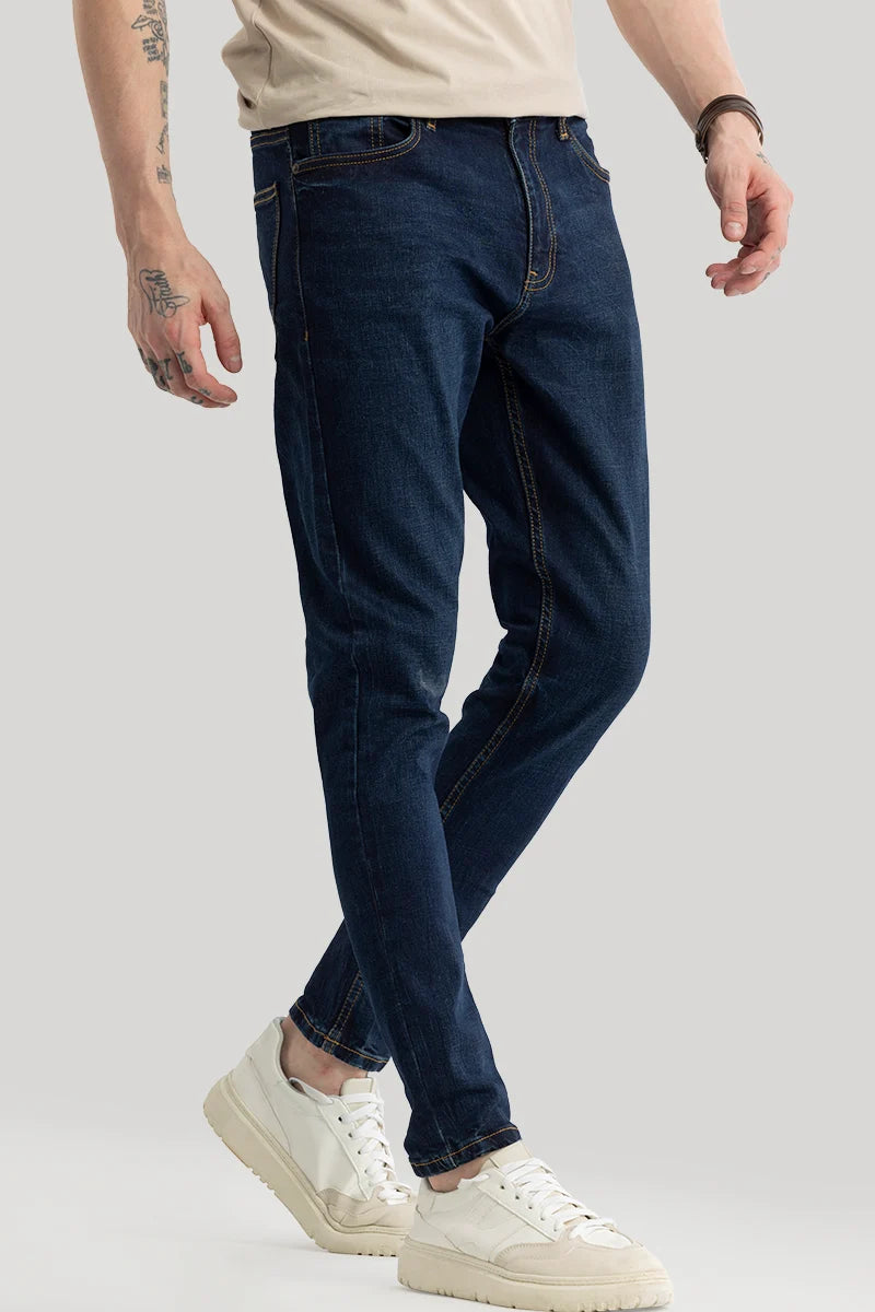 Phantom Navy Plain Skinny Fit Jeans Lumberjack