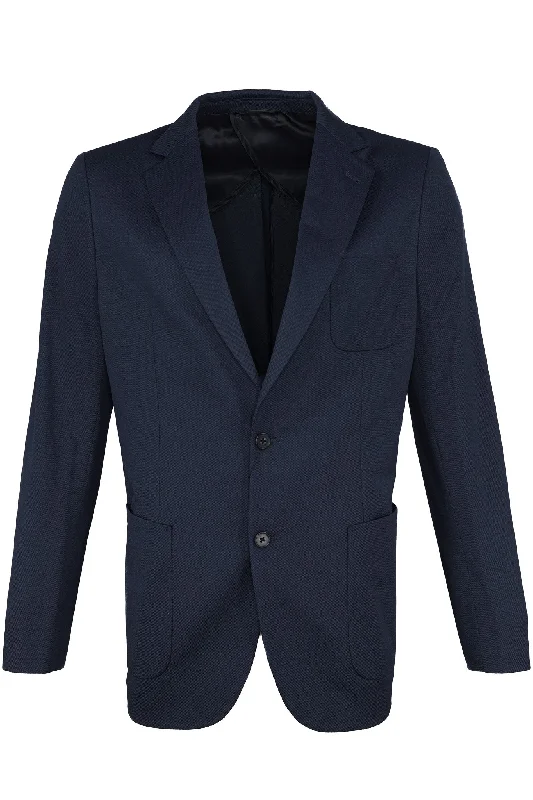 Alberto Zimni CoolPass Sport Coat Navy Classic Men's Pin