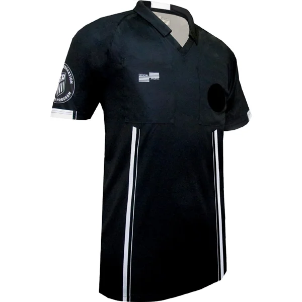 Official Sports Referee Economy Jersey (Black/White) Trendy Men's Bucket