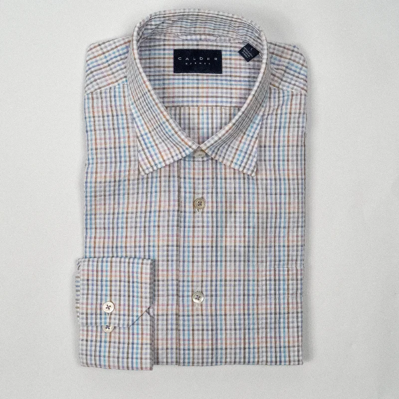 CALDER CHECK LS SPORT SHIRT Traditional Men's Wool