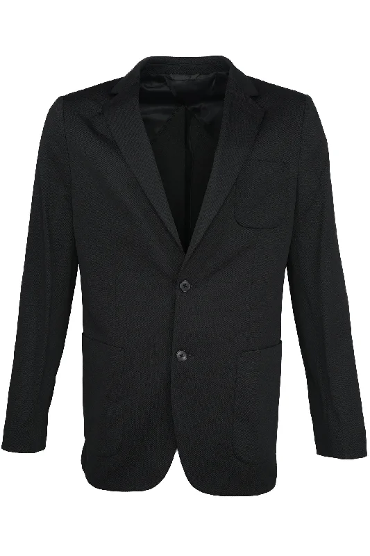 Alberto Zimni CoolPass Sport Coat Black Refined Men's Velvet