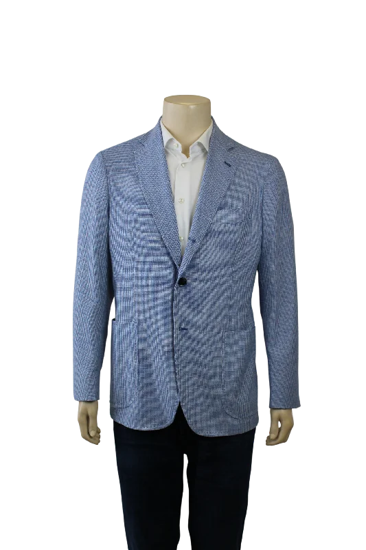 Blue Mini Box Sport Coat Vacation