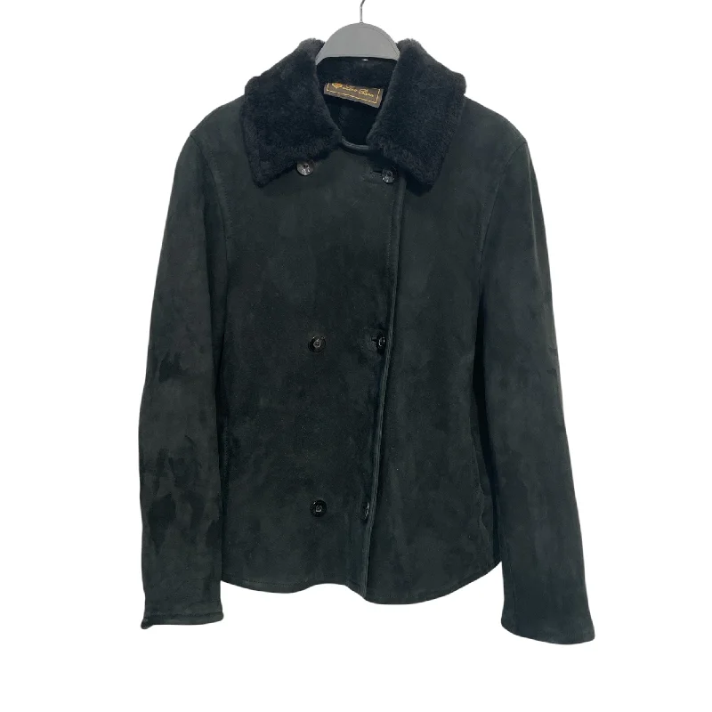 Loro Piana/Jacket/32/Suede/BLK/ Sleek Men's Metallic