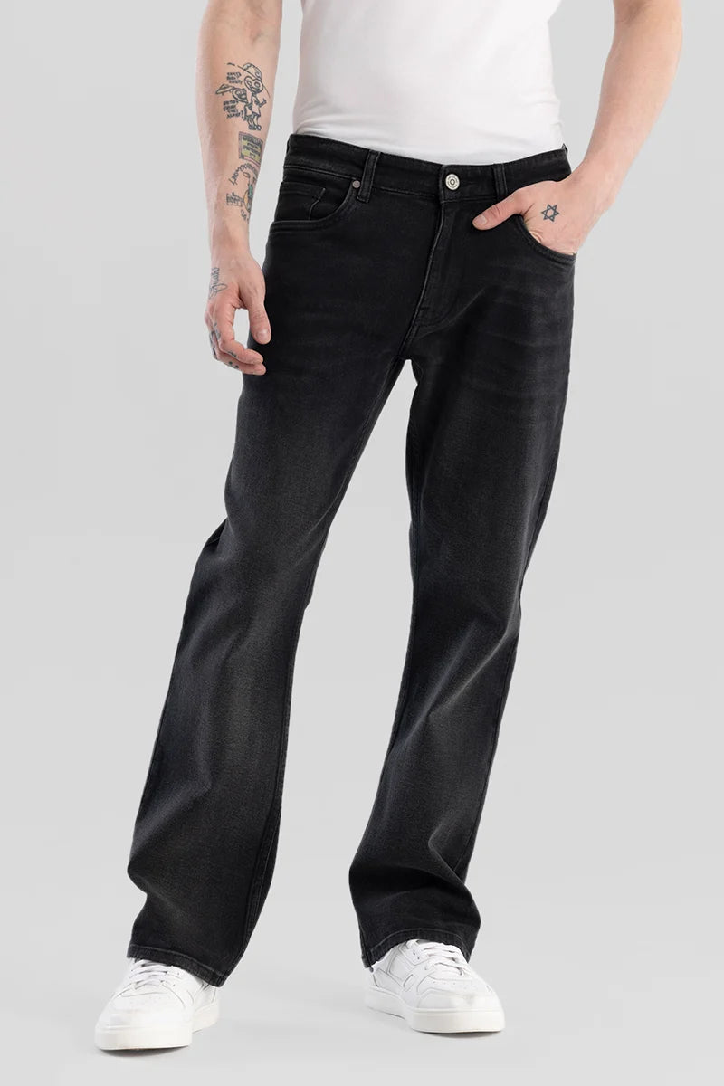 Denver Black Bootcut Jeans Sophisticated Men's 