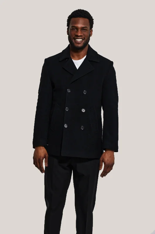 TEMPO Wool & Cashmere Peacoat Casual Men's Japanese 