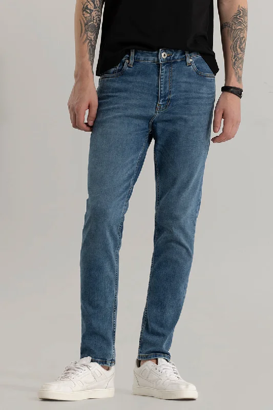 Denity Slim Fit Denim Deep Blue Jeans Organic