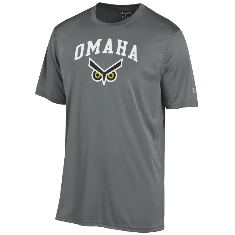 Union Omaha Men's Champion Titanium Athletic Tee Adventure