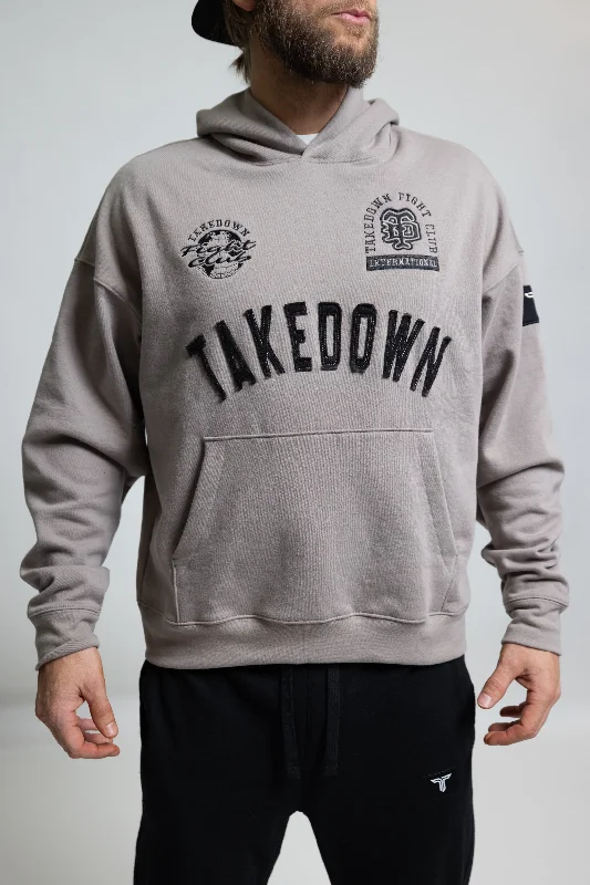 Takedown Arch Heavyweight Hoodie - Cinder/Black Earthy Men's Hemp