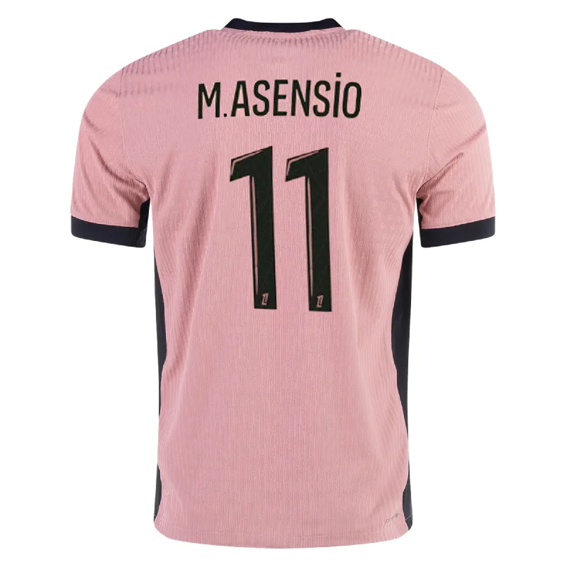 Nike Youth Paris Saint-Germain Marco Asensio Third Jersey 24/25 (Rust Pink/Blank) Practical Men's Quick