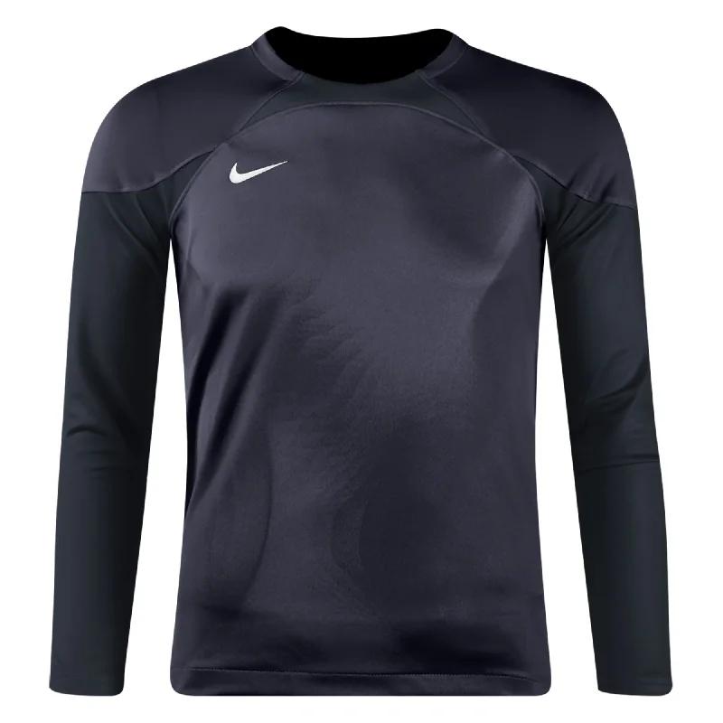 Nike Gardien IV Long Sleeve Goalkeeper Jersey (Black) Sharp Men's Italian