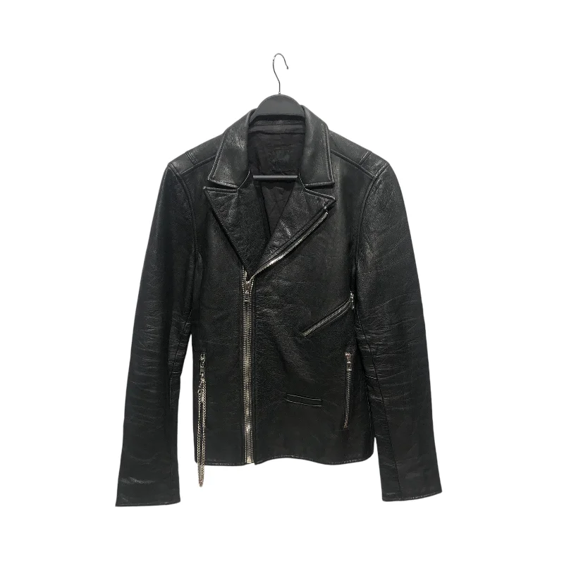 RTA/Leather Jkt/S/Leather/BLK/RTA WITH CROSS CHAIN Trendy Men's Bucket