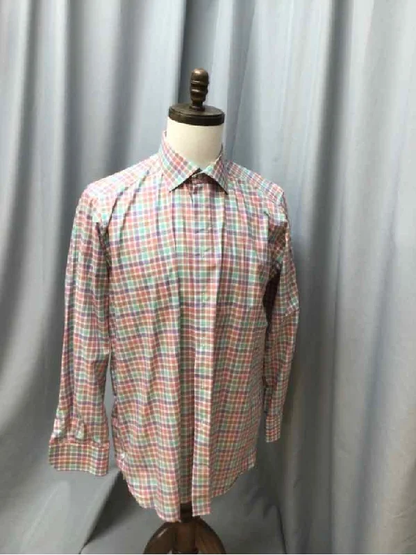 SIZE LARGE ETON Men's SHIRTS Polished Men's Satin